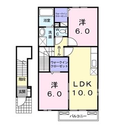 クレセント　コート　Ⅲの物件間取画像